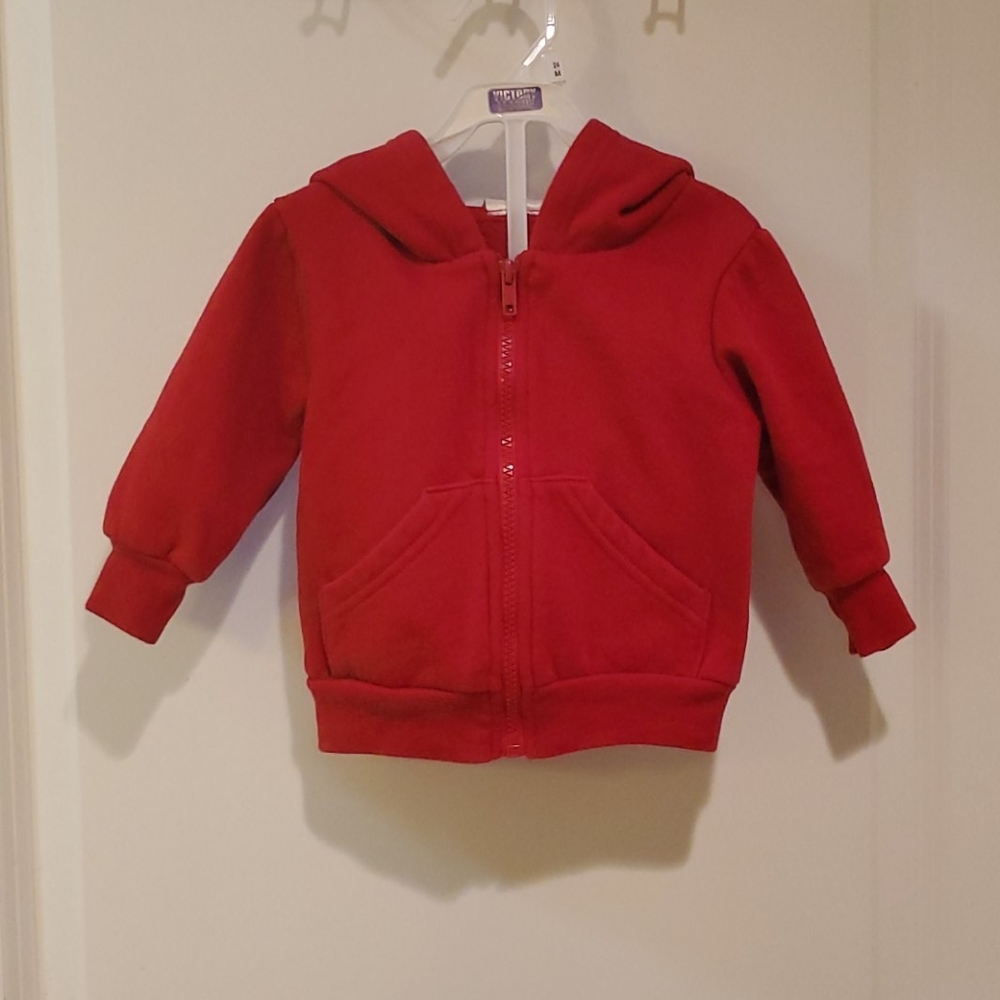 Red Zipup Hoodie